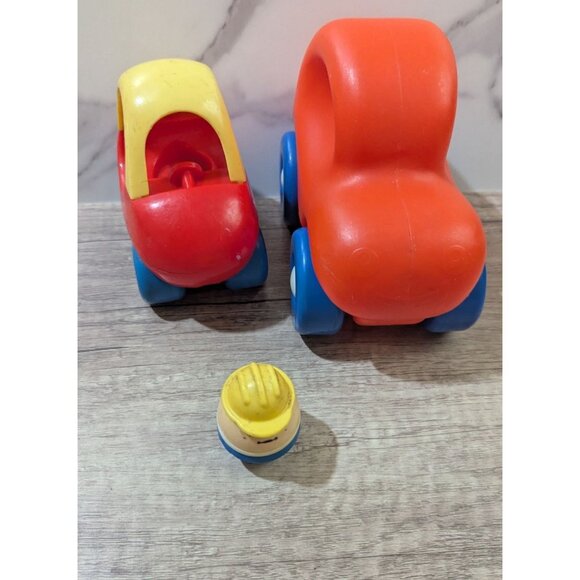 Vintage Little Tikes Chunky Toy Cars With Driver Figure clunky - Picture 2 of 9
